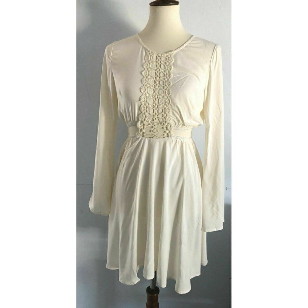 Swell Women's Baja Crochet Detail Cut Out Dress S